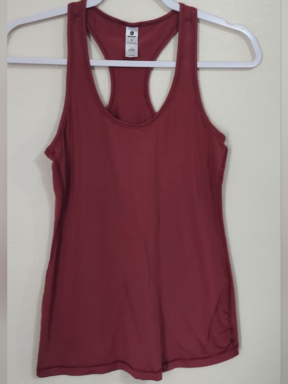 90 Degree By Reflex Deep Wine Racerback Tank Top